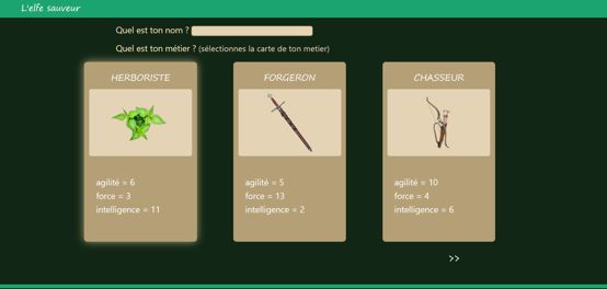 site histoire interactive l'elfe sauveur